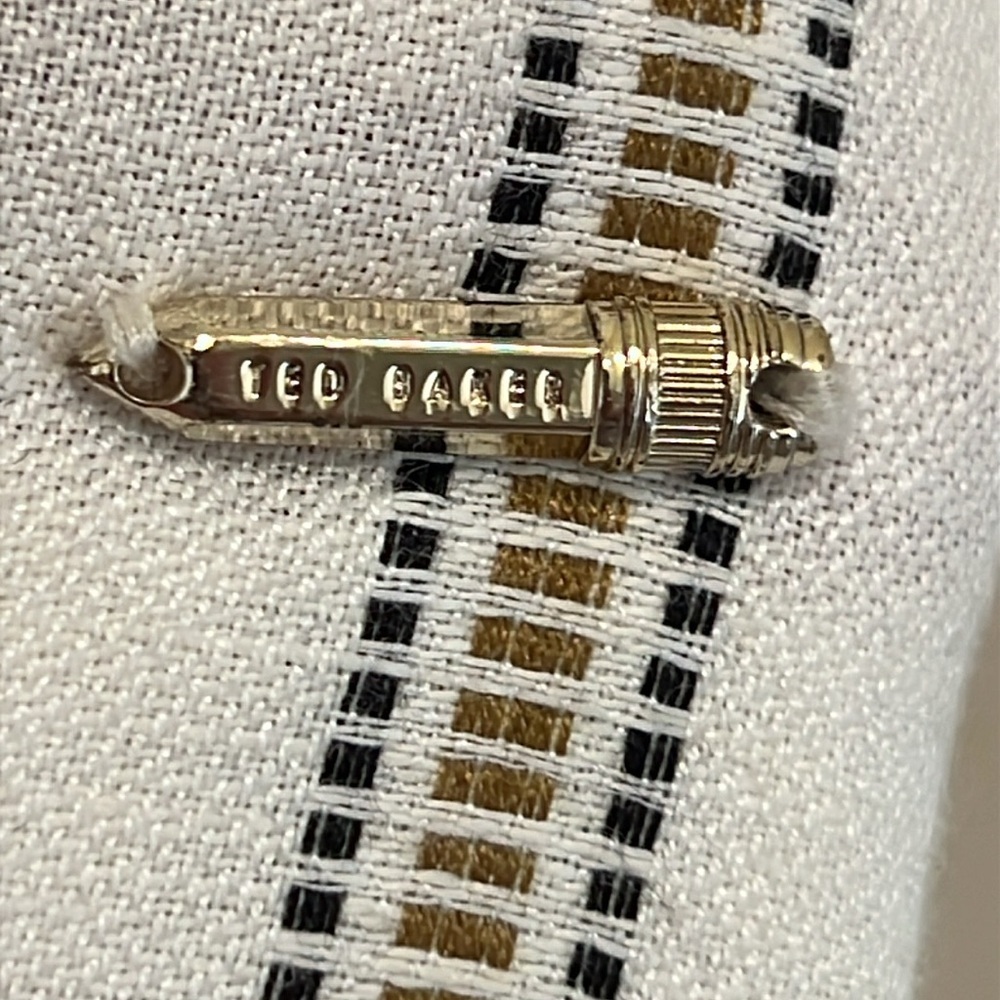 Ted Baker London Colour by Numbers Cross Front Skater Dress - Picture 11 of 13